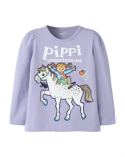 Name It - NMFAnna Pippi Box T-Shirt - Heirloom Lilac